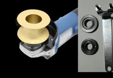 V25 1" Full Bullnose Diamond Profiler Wheel Router Bit for Granite Concrete edge