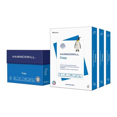Hammermill Copy Plus 8.5 x 11 Copy Paper 20 lbs. 105040 (3-reams)