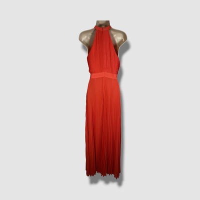 strapless open back dress Peacock Primrose Boho 70s Smock Dress Burnt Orange