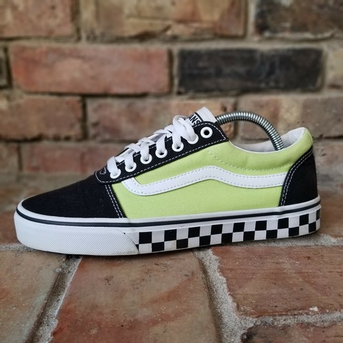 green checkered vans old skool