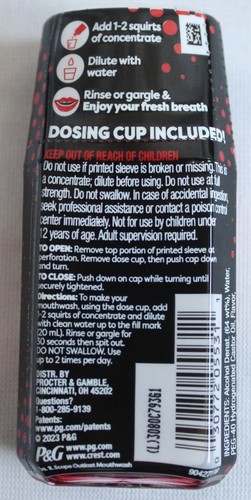 2-Pack Scope Squeez Mouthwash Concentrate Cinnamint Up To 50 Uses Just Add Water - Picture 2 of 4