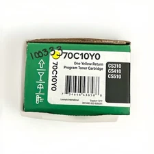 Lexmark 70C10Y0 Yellow Return Program Toner *PLEASE READ DESCRIPTION*