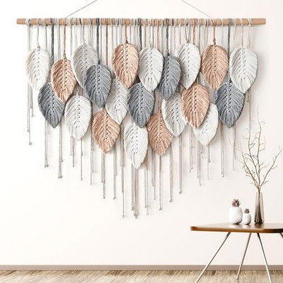 Large Macrame Wall Hanging, Boho Woven Tapestry, Chic Modern Bohemian Handmad...