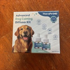 TheraPetMD Advanced Dog Calming Diffuser Kit 1 Diffuser 2Refill 48ml 30 Days New