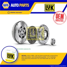 Dual Mass Flywheel DMF Kit with Clutch fits TOYOTA COROLLA E12 2.0D 02 to 07 LuK