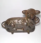 Vintage Griswold Cast Iron 2 Piece Lamb Cake Mold 921 922
