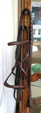 Cob Sz? Fancy Stitched Raised English Bridle W/ Laced Reins Hunter/Jumper