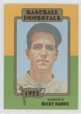 1980-84 SSPC Baseball Immortals 1st Printing MLB Logo Bucky Harris #148 HOF 0q3