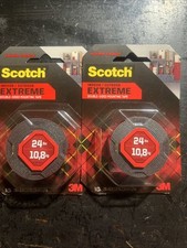 Set of 2 Scotch Indoor/Outdoor Extreme Double-Sided Mounting Tapes - 24 lb - FS 