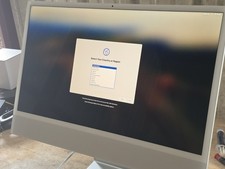 Apple iMac 24" 256GB SSD, M3, 8GB, 8-Core GPU Silver - MQR93LL/A Good