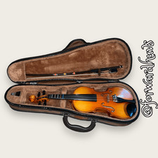 1975 Kiso Suzuki 1/8 Size Violin No. 101 Hard Case  Bow