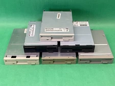 LOT OF 6 - 3.5” Internal Floppy Drive TEAC Mitsumi Sony Panasonic Alps UNTESTED