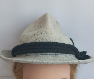austrian tyrolean classic hat, size 59