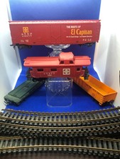 Union Pacific Model Train Cars and Track