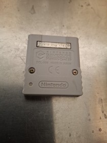 Nintendo Gamecube Memory Card 59 Blocks DOL-008 Gray- Read Description
