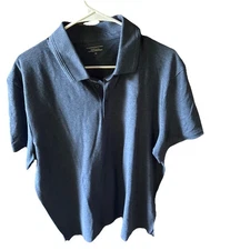 Monoprix Men’s Polo shirt  Blue XXL 100% Organic Cotton