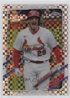 2021 Topps Chrome Update Target X-Fractor 18/99 Nolan Arenado #USC100 7xr