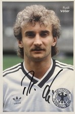   Rudi Völler ORIGINAL Autogramm Deutschland...