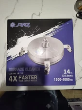 Janz SC-001 Silver 14 Inch Pressure Washer Surface Cleaner With 4 Wheels