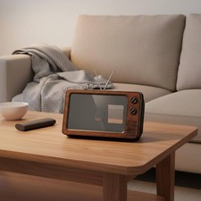 Retro-TV Bildschirmvergr&ouml;&szlig;erer Handfrei Desktop-Handyst&auml;nder und Fernseher-Look