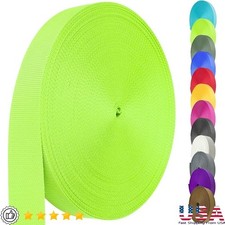 Durable Nylon Webbing 1 Inch Heavy Duty Strap DIY Crafting Pet Leashes 12 Yards