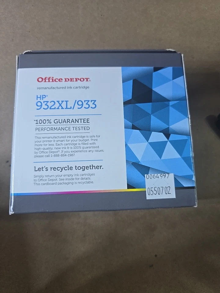 HP Office Depot 932XL - Schwarz 933 Cyan Magenta Gelb Tintenpatronen Multipack - Bild 3 von 4