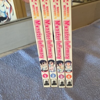 Nurse Hitomi's Monster Infirmary Manga Comic Book Lot Volumes 1-4 SHAKE-O