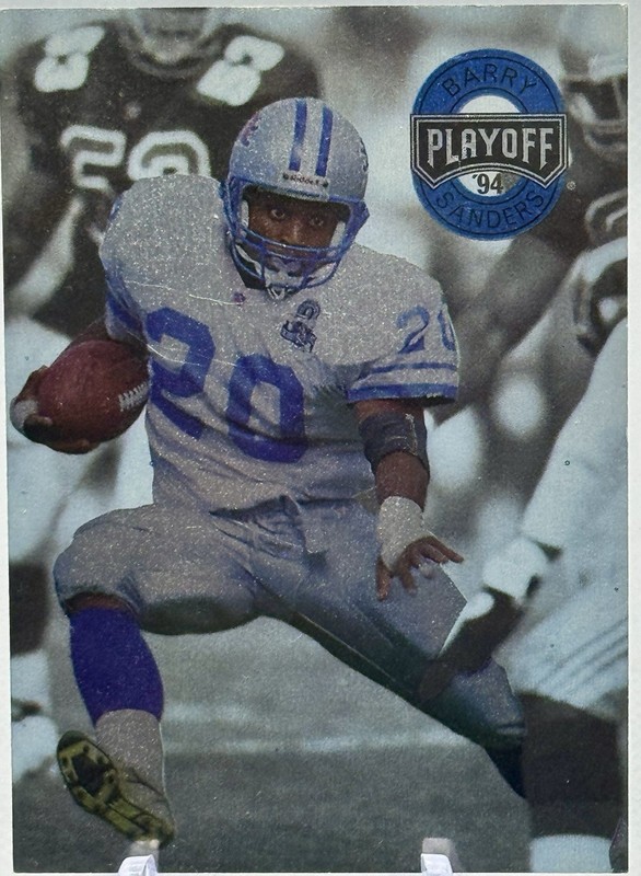 1994 Playoff Prototypes #NNO Barry Sanders  Best RB Ever HOF Free Shipping