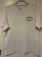 T-shirt Zara uomo Tennis Club bianca grafica - taglia media 