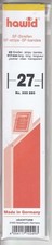25 Hawid Stamp Mount Clear Strips 27 mm For Small Definitives & Classic Issues
