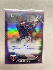 2016 Bowman Chrome - Prospects Autographs Jermaine Palacios #BCAP-JP Purple...