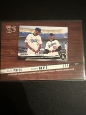 2020 Topps Best of Topps Now David Price / Mookie Betts #BTN-10 Dodgers