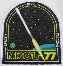 SPACEX FALCON 9 NROL-77 SPACE MISSION PATCH NSSL