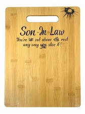 Gift for Son-in-Law Birthday, Christmas, Wedding 12.8"L x 9.3"W, Son in Law
