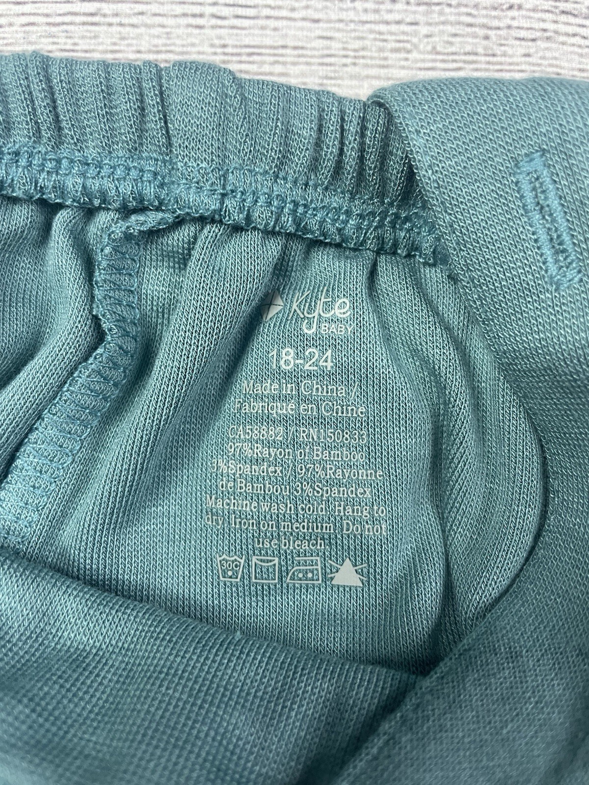 Kyte Baby Bamboo Jersey Overalls in Teal Green Blue 18-24 Months New NWT