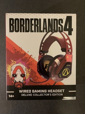 Borderlands Four 4 Wired Gaming Headset Deluxe Collector's Edition