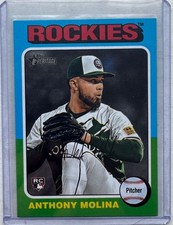 2024 Topps Heritage High Number #641 Anthony Molina RC Colorado Rockies