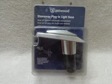 NOS Attwood 911339-7 Stowaway Plug In Light Base Anchor Light Base