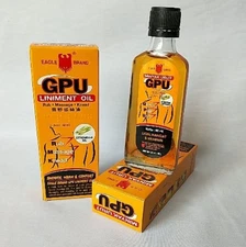 GPU Massage Oil Cap Lang Treatment Pain Warm Fever Relief Back Pain 30ml/60ml
