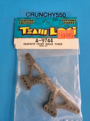 Team Losi XXX-S A-9744 Graphite Front Shock Tower Vintage RC Part