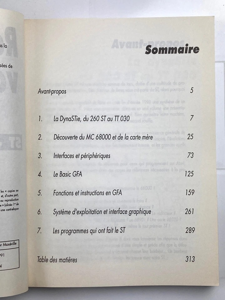 Livre Redécouvrez votre Atari ST (1991) - Dunod-Editions Radio, bon état - Photo 4/4