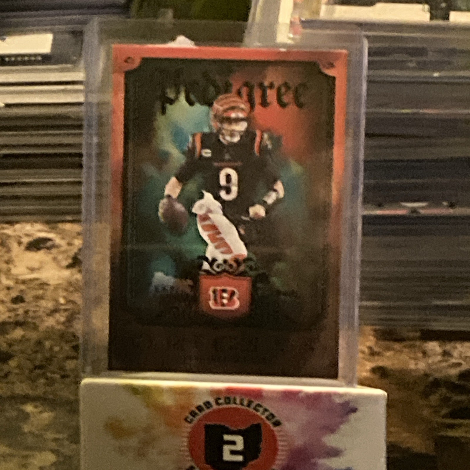 2023 Origins Joe Burrow Pedigree CASE HIT Cincinnati Bengals SSP