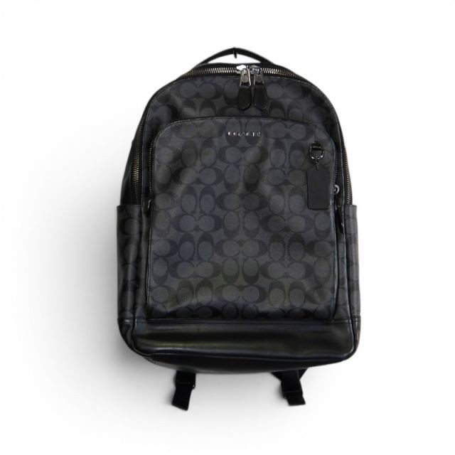 Coach Graham Backpack In Signature Canvas 89942 Black