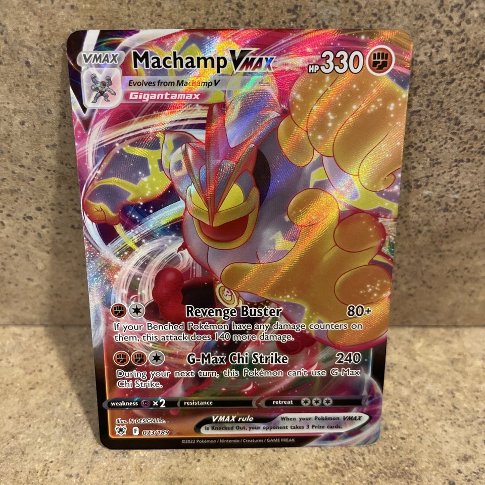 Machamp VMAX 073/189 Swsh10: Astral Radiance Holo Ultra Rare - Pokemon ...