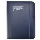 Personalised Logo A4 Zipped Conference Folder Executive Portfolio Business Case
