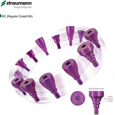 Straumann RC Healing Abutment & Closure Screw BLT Bone Level Titanium 5pcs/set