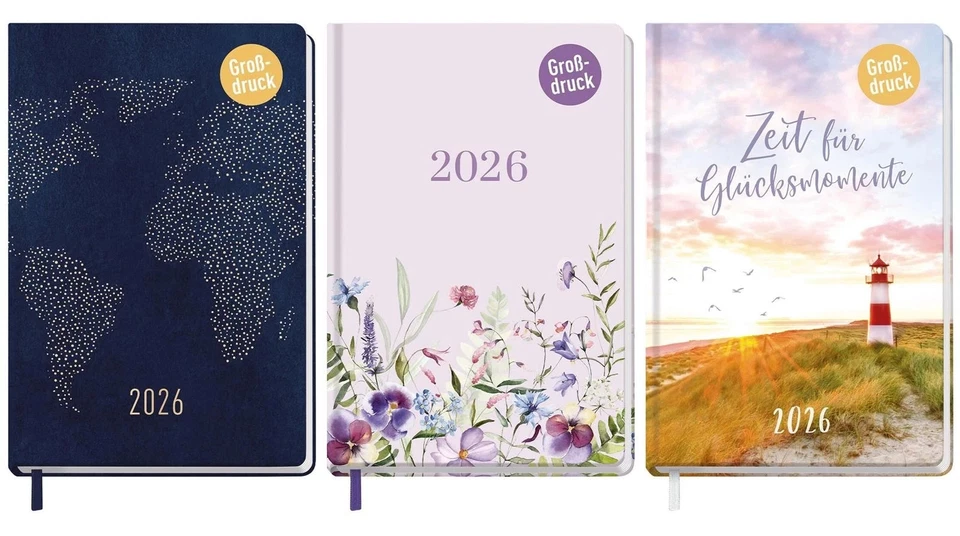 HÄFFT-VERLAG GMBH Häfft Senioren - Kalender Großdruck - Kalender 2026 - Motive zur Wahl - 9947