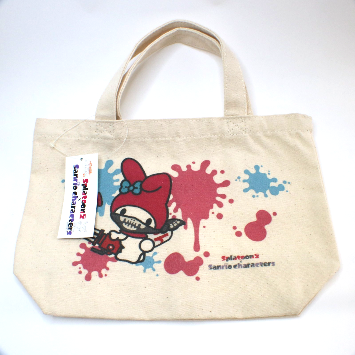 Splatoon × Sanrio My Melody Lunch Tote Bag Canvas Japan 2018