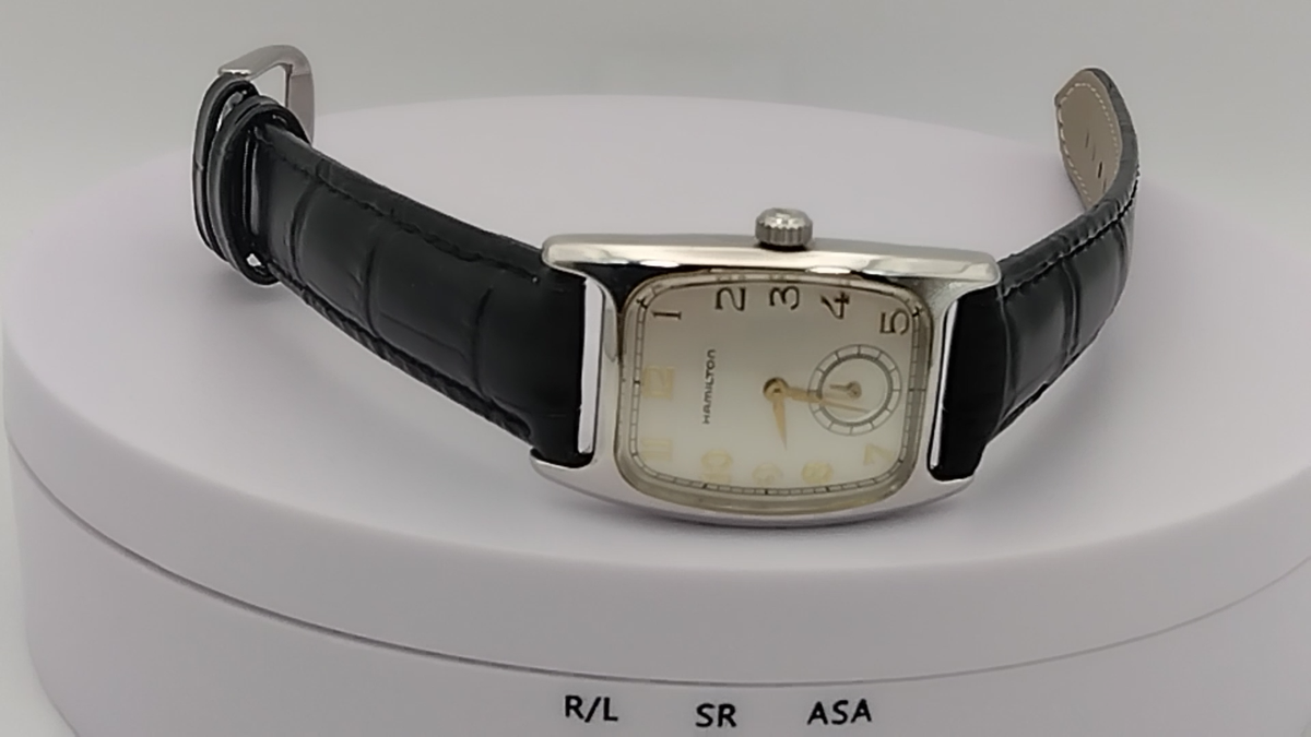 New Battery Hamilton Boulton 6265 Silver Dial Small Second Quartz