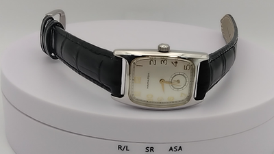 New Battery Hamilton Boulton 6265 Silver Dial Small Second Quartz